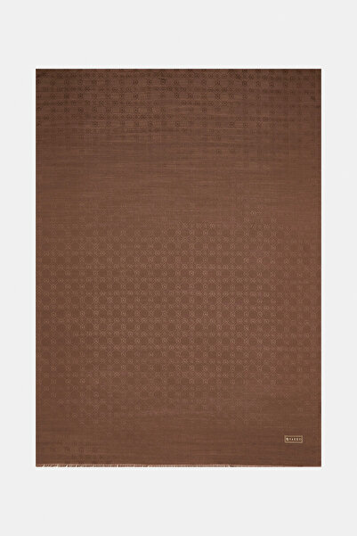 Vakko Red Brown Cotton/Silk Shal
