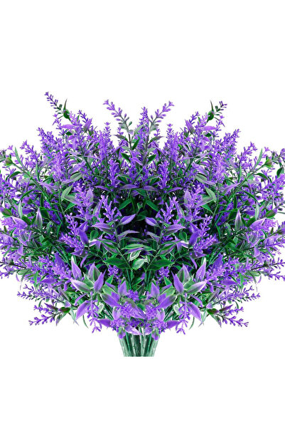 Choice 1pc PURPLE Artificial Flowers Cheap Plastic Lavender Fake Plants Grass...