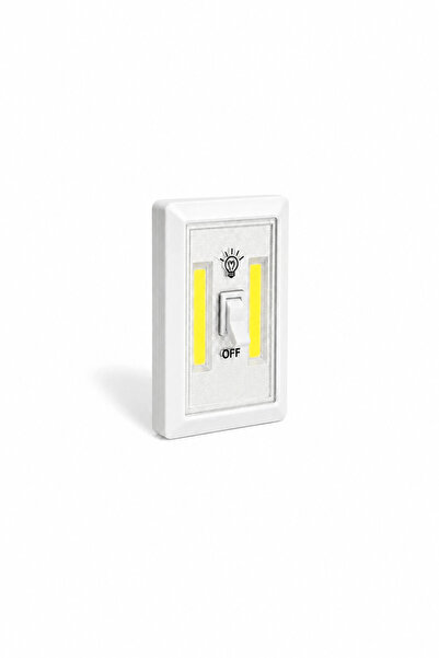 MVLH Dolap Içi Aydınlatma Mıknatıslı 3 Watt 240 Lümen Led Lamba Pilli On-of Y...