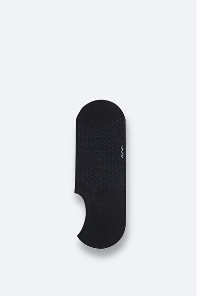 Avva Erkek Siyah Bambu Karışımlı Sneaker Çorap B008513