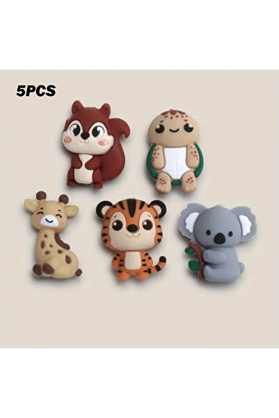 Choice10 5PCS 5/25PCS 3D Animal Combination Silicone Bead Set, Perfect for DI...