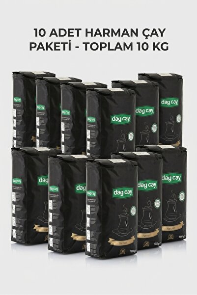 Dağ Çay Harman 1 Kg (10 'lu Paket) Dökme Çay