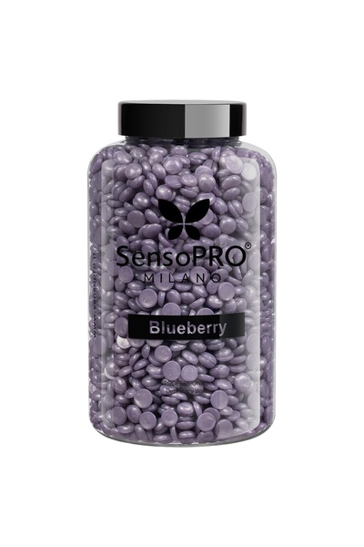 SensoPRO Milano Ceară epilatoare elastică profesională Blueberry, 400g