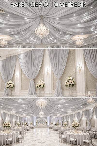 ilmek Decorative Fabric 10 Meters |   Decorative Fabric for Wedding, Event, O...