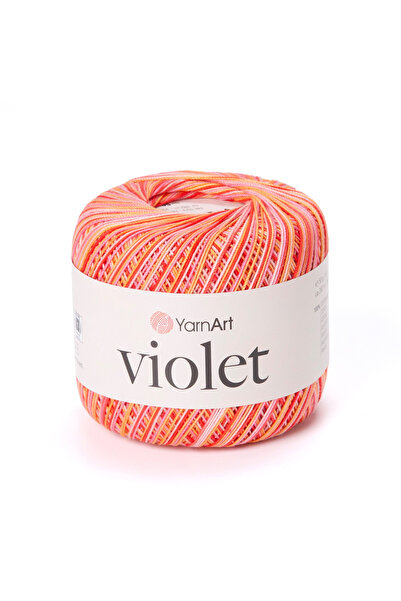 Yarnart Violet Melange - Marbled, Mercerized Lace Marbled-507