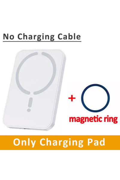 choice2 VIKEFON White No Cable Magnetic Wireless Car Charger Air Vent Clip Ph...