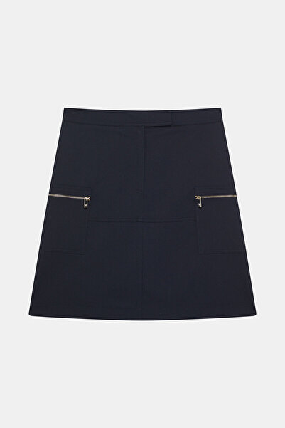W Collection LACİVERT MİNİ ETEK