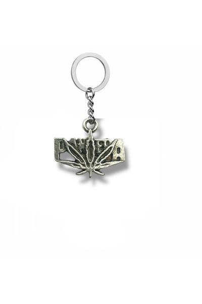 Herşey Nota Silver Color Metal Keychain with Pantera Logo Figure – Heavy Meta...