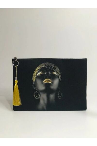 Herşey Nota Αφρικανική γυναικεία τσάντα clutch