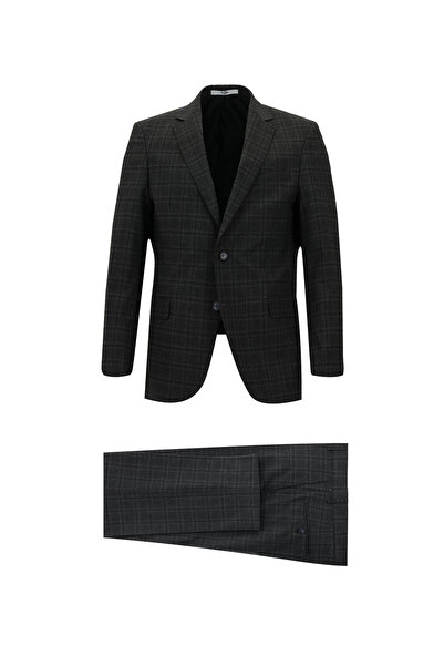 Kiğılı 6 Drop Regular Fit Standard croială Costum în carouri