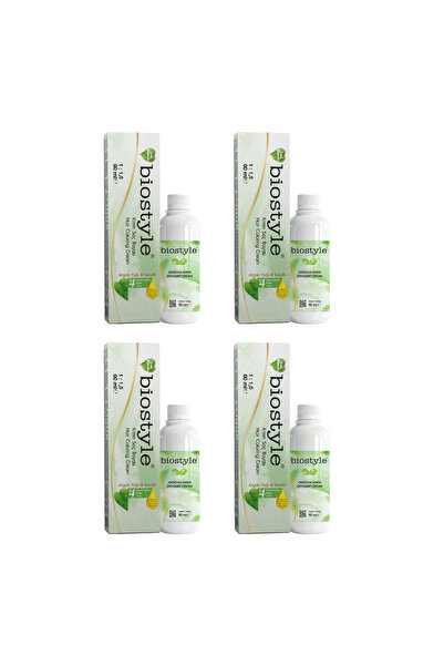 Biostyle Bitki Özlü Argan ve Keratin 4.62 Vişne Kahvesi 4 Adet 60 ML Saç Boya...