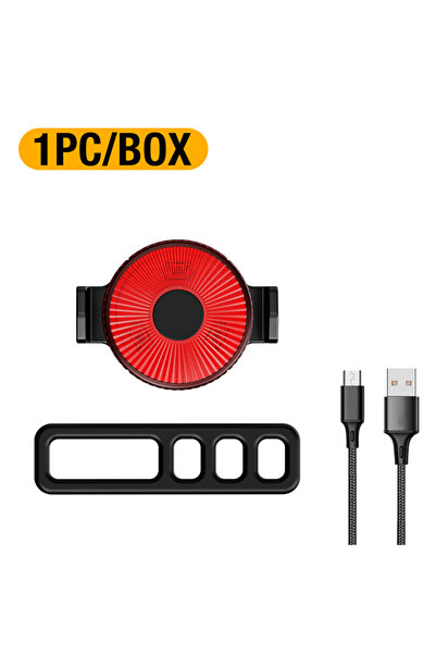 Choice < 1000 Mah black New Strap Bicycle USB Charging Creative Taillights Mo...
