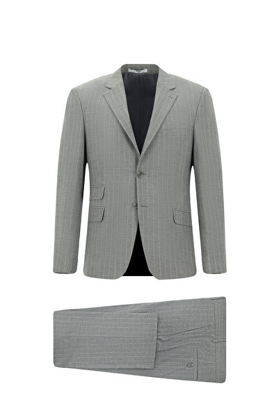 Kiğılı 4 Drop Relaxed Fit Comfortable Cut Striped Suit