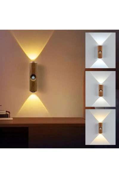 Choice بني - 3 ألوان، قطعتان، 1-6 قطع، مصباح LED بمستشعر حركة، قابل لإعادة ال...