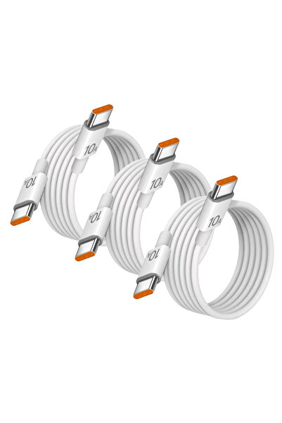 Choice 1.5m 3Pcs NNBILI 1/3Pcs Universal 120W 10A Fast Charger PD Dual Type C...