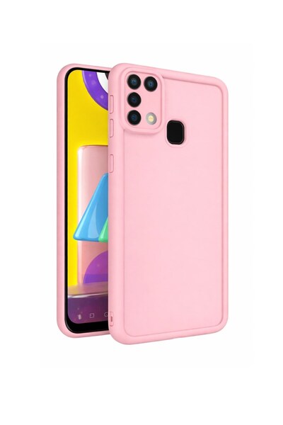 Vissona Samsung Galaxy M31 / M21s / F41 Uyumlu Kamera Korumalı Mat Silikon Te...
