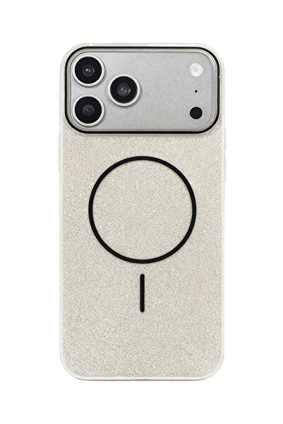 Vissona iPhone 17 Pro Max Kılıf – MagSafe Uyumlu – Simli Lüks Silikon Telefon...