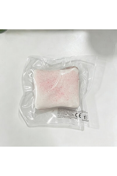 Choice Red White-1PC HefengCL Color Square Toast Fidget Squishy Soft TPR Sque...