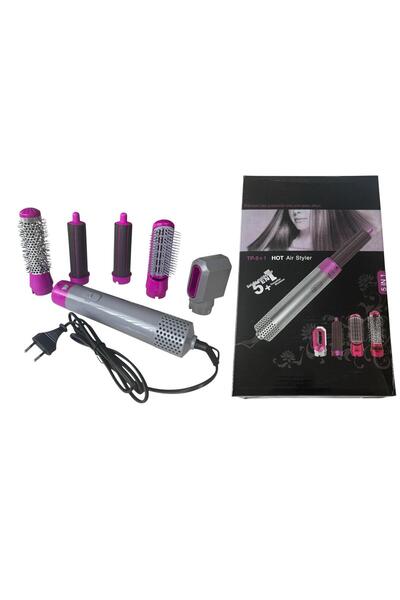 OEM 5 σε 1 Συσκευή Styling με ζεστό αέρα, 1000W, 4 Αξεσουάρ, Συσκευή για μπού...