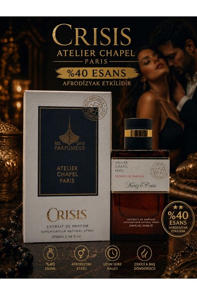 CRISIS Chapel Factory Paris Aphrodisiaque Özel Seri Uzun Süre Kalıcı Erkek Pa...