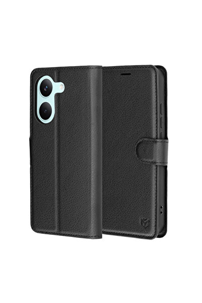 Techsuit Θήκη για Xiaomi Poco X8 Pro, Δερμάτινη θήκη-βιβλιάριο, αντικραδασμικ...