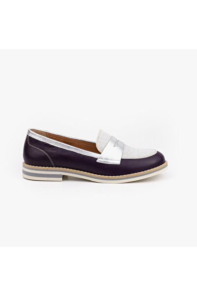 UrbanShoes Pantofi dama casual din piele naturala - 031 Mov box
