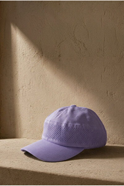 OnMyHead Unisex Sports Mesh Mercerized Καπέλο τένις Καλοκαιρινό Μωβ