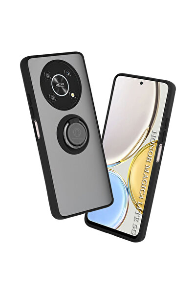 Techsuit Husa pentru Honor Magic4 Lite, Glinth, protectie antisoc, negru