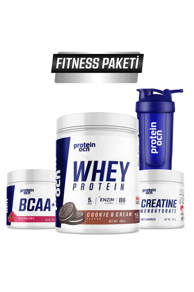 Proteinocean Fıtness Paketi - Cookie & Cream / Ahududu