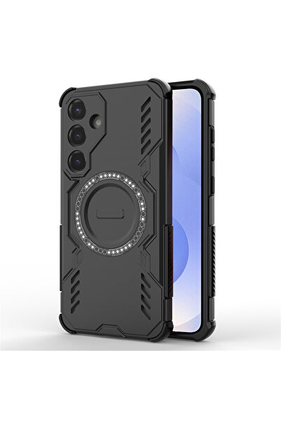 Stef's Cat Θήκη για Samsung Galaxy S25, Γάτα του Στεφ, Θήκη ArmorMag, μαύρο