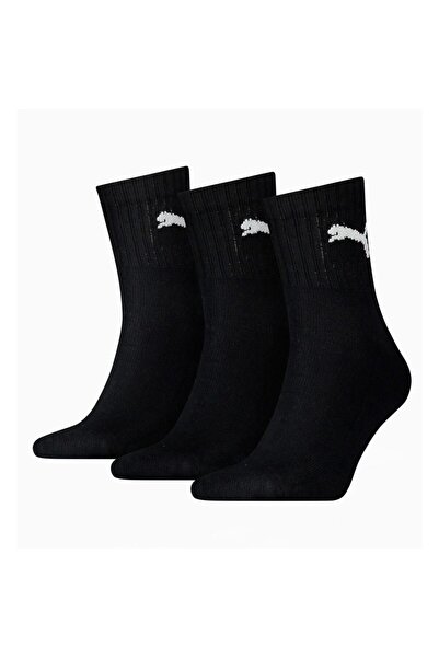 Puma 906110 Κοντές κάλτσες 3 τεμαχίων Μαύρες