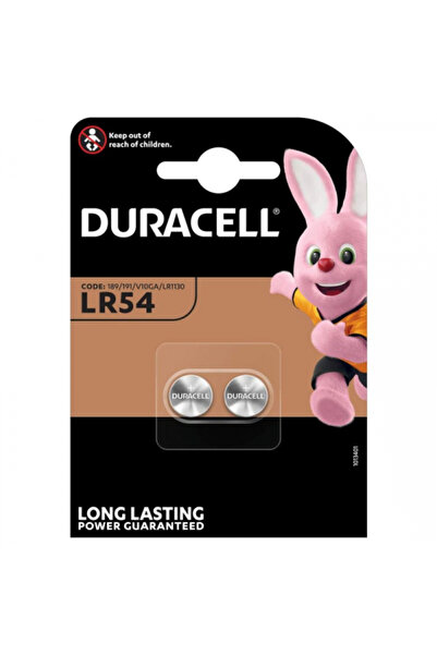 Duracell Baterie Duracell, LR54, Set 2 bucati