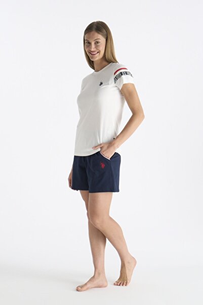 U.S. Polo Assn. 20190 طقم بيجامة نسائي قصير