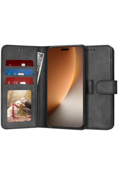 Techsuit Калъф за Honor Magic8 Pro, Techsuit, Дневник, Черен