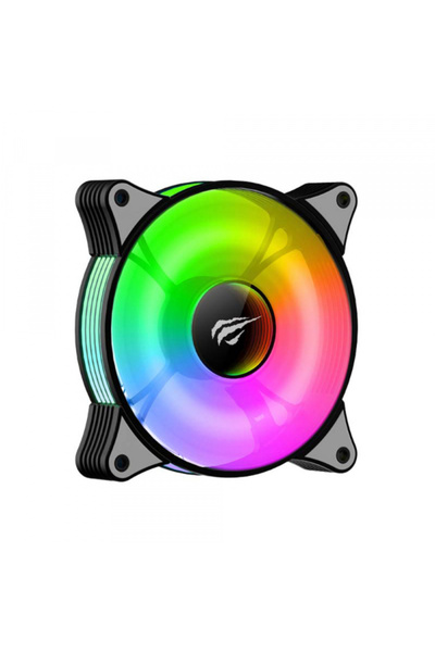 Havit Ventilator F2095, RGB, 600RPM - 1800RPM, 38dB, 1.44W, Negru