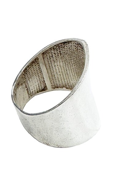 OEM Women's Jewelry Ring, Silver Color, 25 mm x 18 mm, Cylindrical Motif, 497...