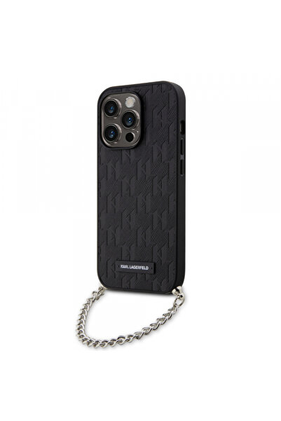 Stef's Cat Θήκη για Apple iPhone 14 Pro, Karl Lagerfeld, Αλυσίδα με μονόγραμμ...
