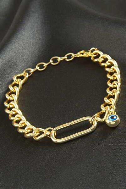 Generic Brand Nazar Chain Bracelet - Yellow