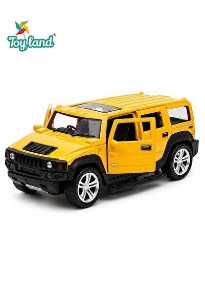 TOY LAND 1:28 Scale Die-Cast SUV Model Car – Metal Body with Openable Doors, ...