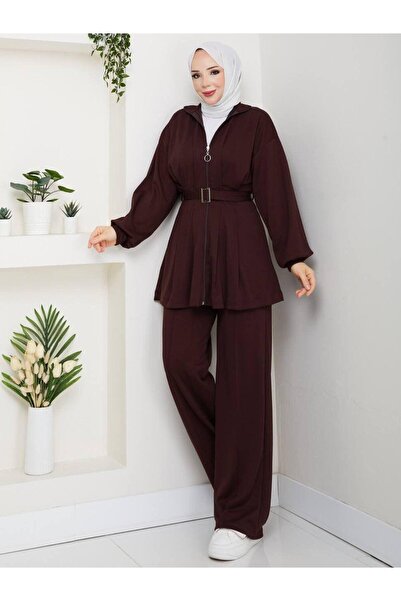 trendgiyimm طقم أوسيهو مع حزام