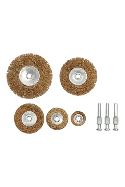 E-ANAMAG Σετ 5 κυκλικών συρματόβουρτσων