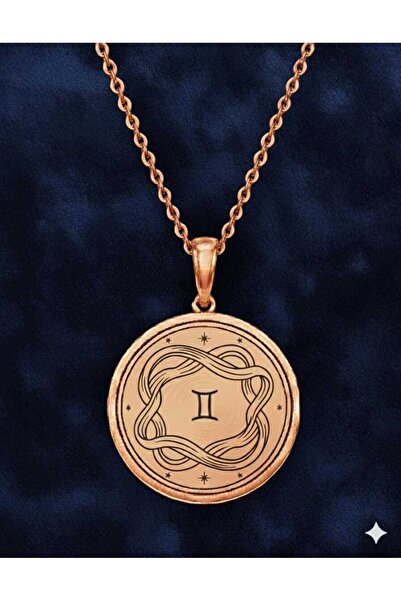 Zib Grips Velvet Copper Gemini Zodiac Sign Copper Necklace Handmade Boho Spir...