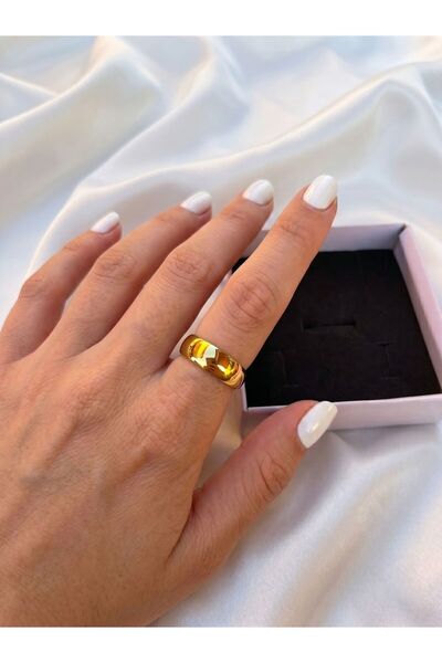 ZeyAnn Çelik Unisex Alyans Söz Yüzüğü 6mm