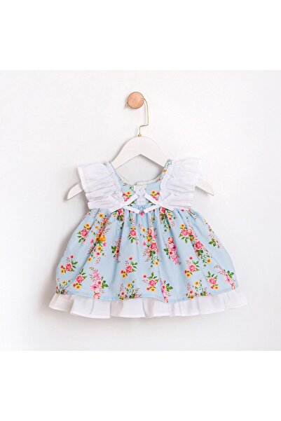 ministok Flover Love Kız Bebek Elbise