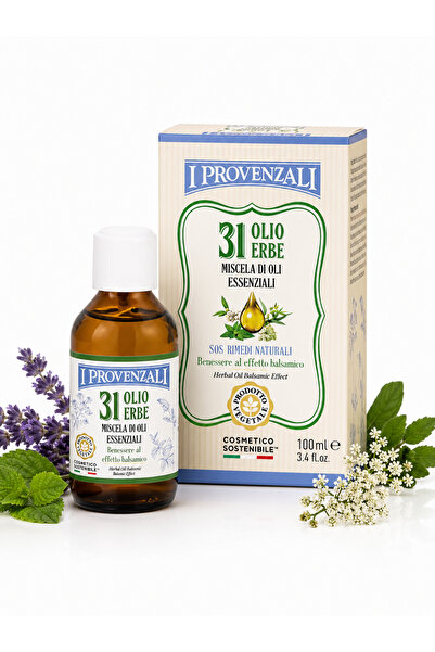 I Provenzali 31 Olio Erbe 100 ml – Βαλσαμικό Αιθέριο Έλαιο για Μασάζ, Χαλάρωσ...