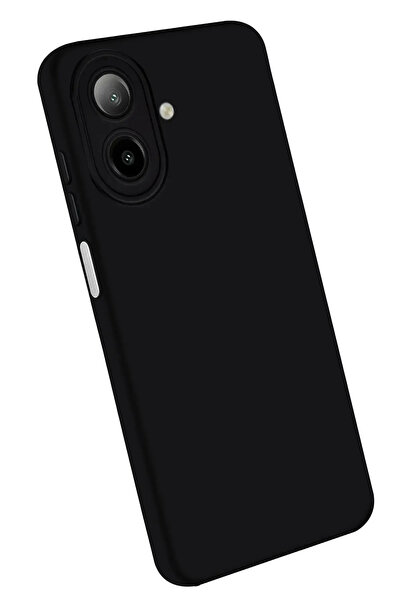 Fibaks Galaxy A07 Kılıf Kamera Korumalı Yumuşak Dokulu Darbe Emici Siyah Sili...