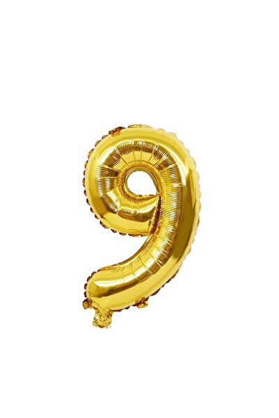 OEM Golden Number 9 Balloon (40cm)