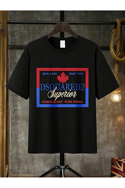 Sovae Casual and stylish men's T-shirt with Canadian maple leaf logo
