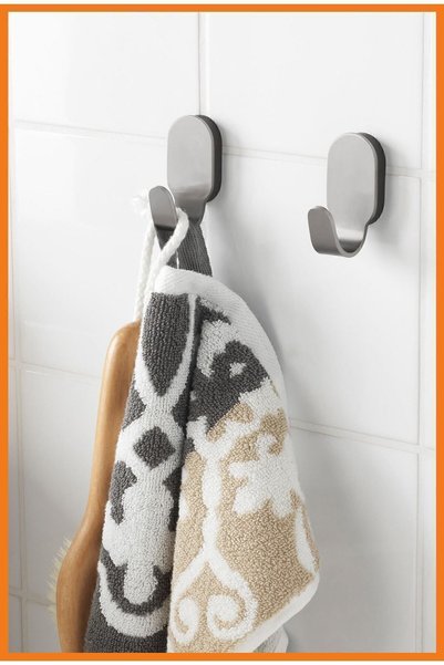IKEA Brogrund Hook 2 Pieces Stainless Steel