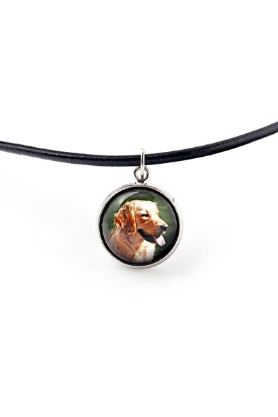 Art - Dog Golden Retriever - pandantiv pentru colier cu fotografia ta, lucrat...
